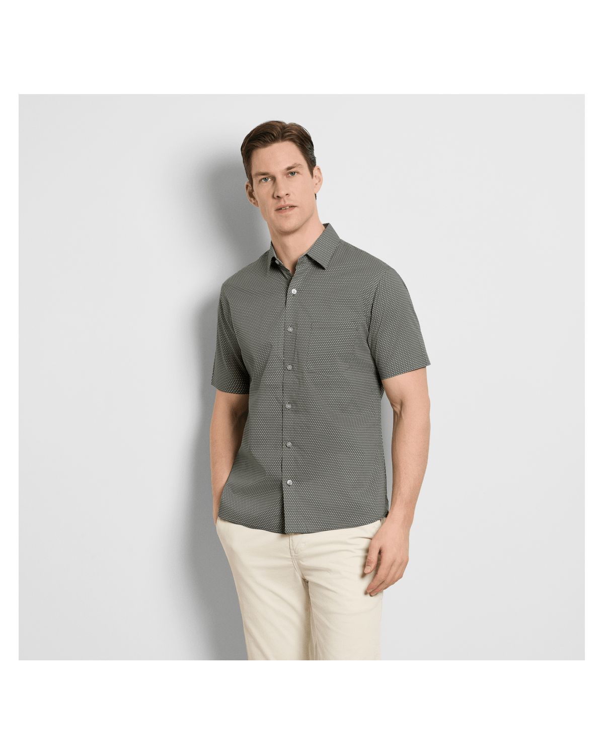 Folsen Stainshield Short Sleeve Ltl Geo Shirt