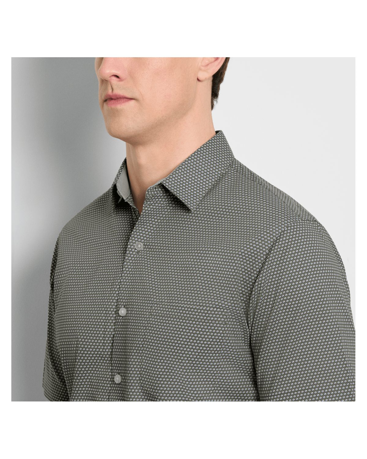 Folsen Stainshield Short Sleeve Ltl Geo Shirt