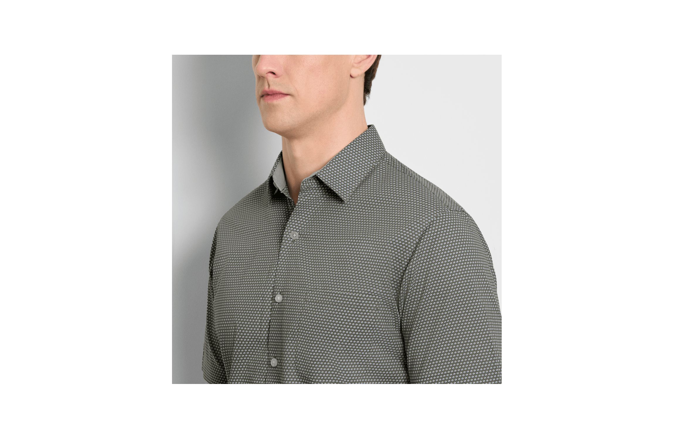 Folsen Stainshield Short Sleeve Ltl Geo Shirt
