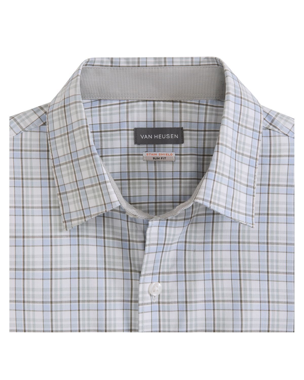 Folsen Stainshield Short Sleeve Plaid Shirt