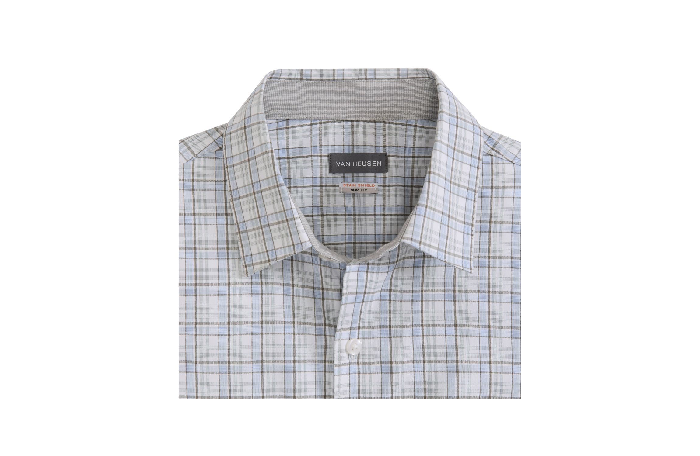 Folsen Stainshield Short Sleeve Plaid Shirt