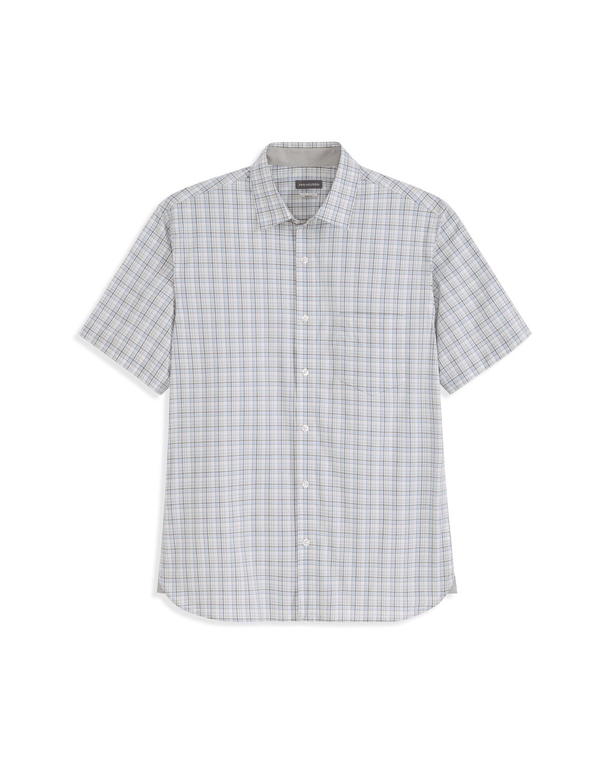 Folsen Stainshield Short Sleeve Plaid Shirt