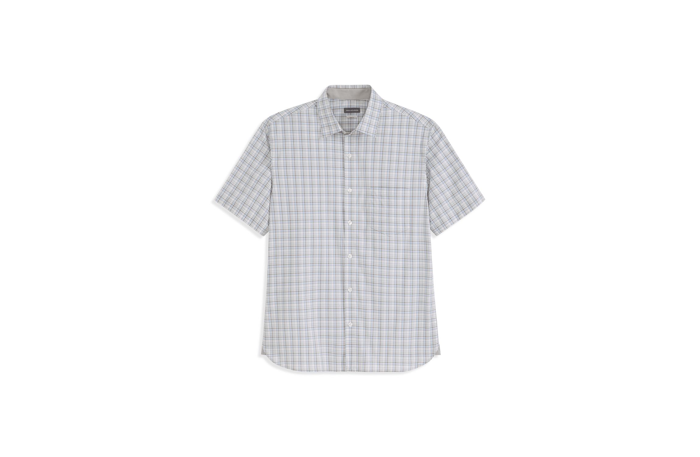 Folsen Stainshield Short Sleeve Plaid Shirt