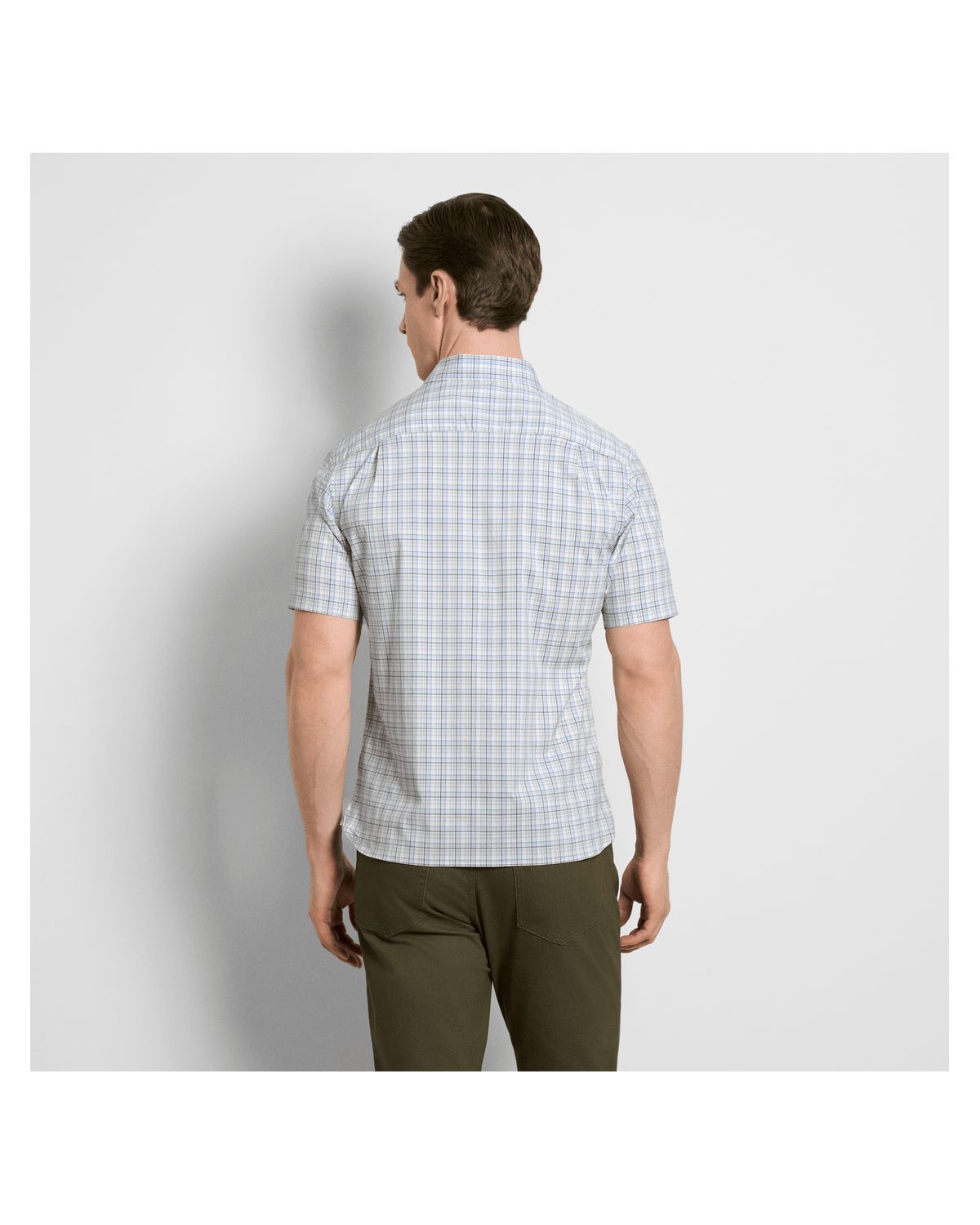 Folsen Stainshield Short Sleeve Plaid Shirt