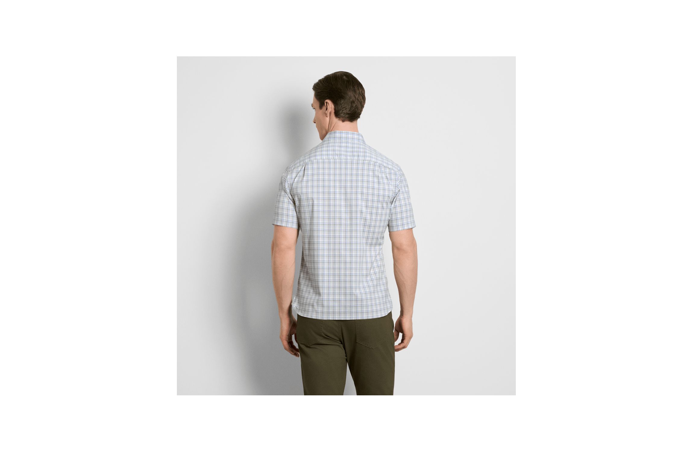 Folsen Stainshield Short Sleeve Plaid Shirt