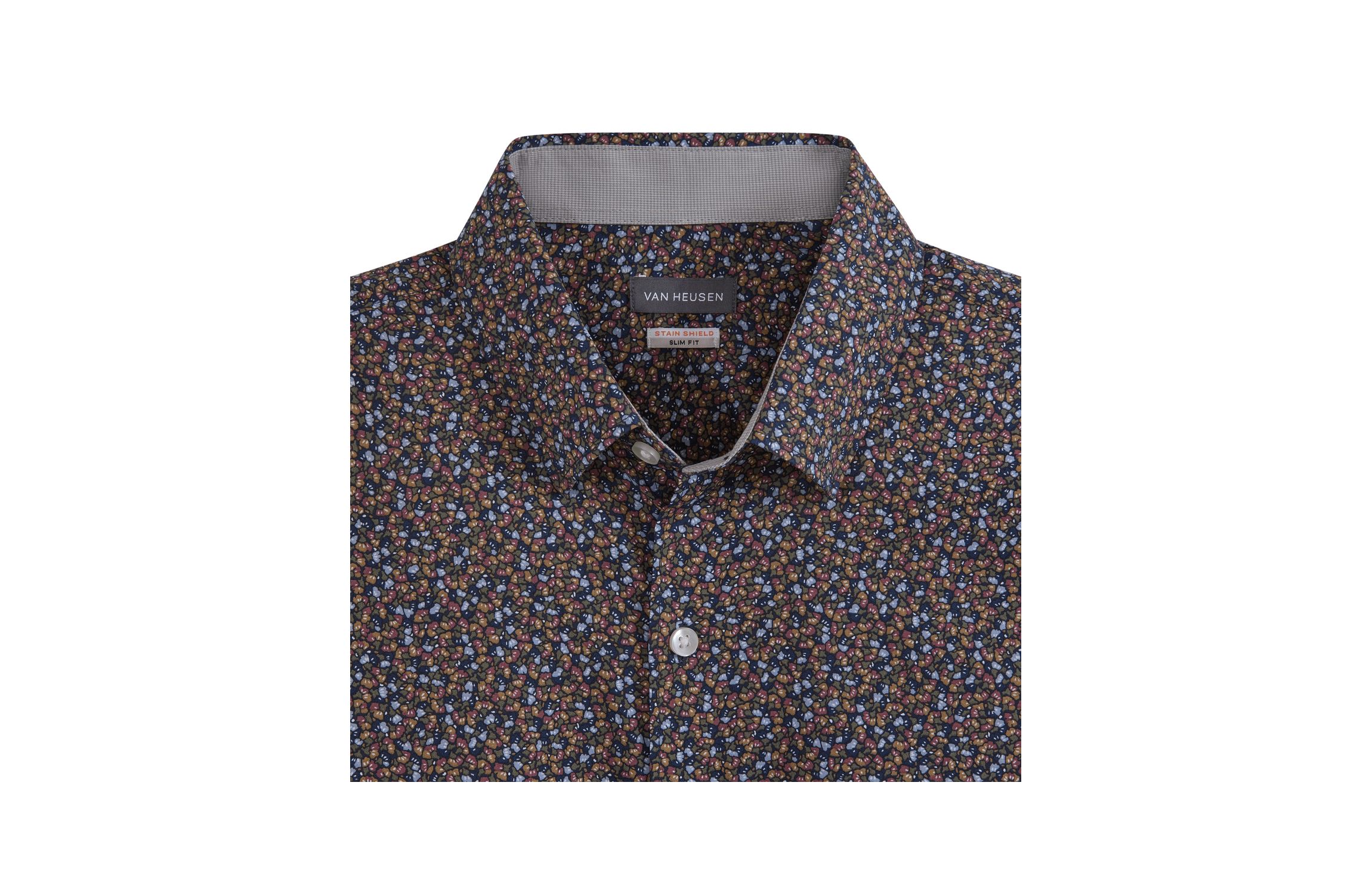 Cronbie Long Sleeve Stainshield Floral Shirt