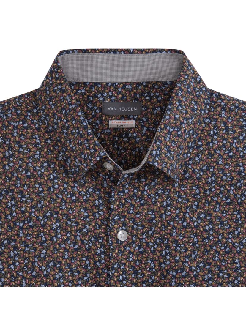 Cronbie Long Sleeve Stainshield Floral Shirt