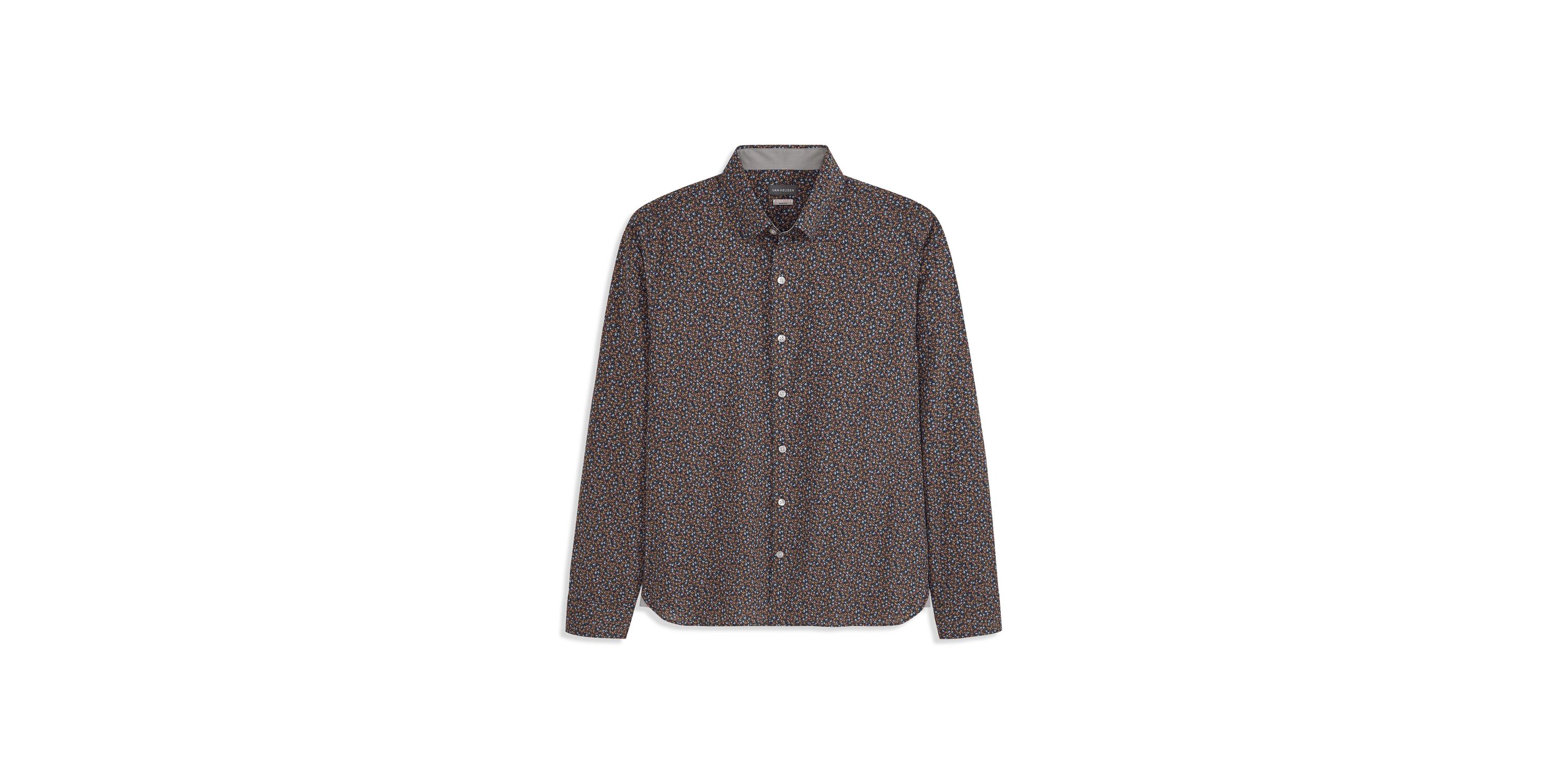 Cronbie Long Sleeve Stainshield Floral Shirt