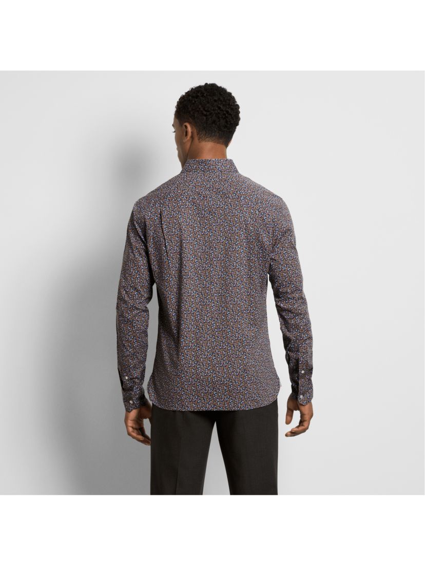 Cronbie Long Sleeve Stainshield Floral Shirt