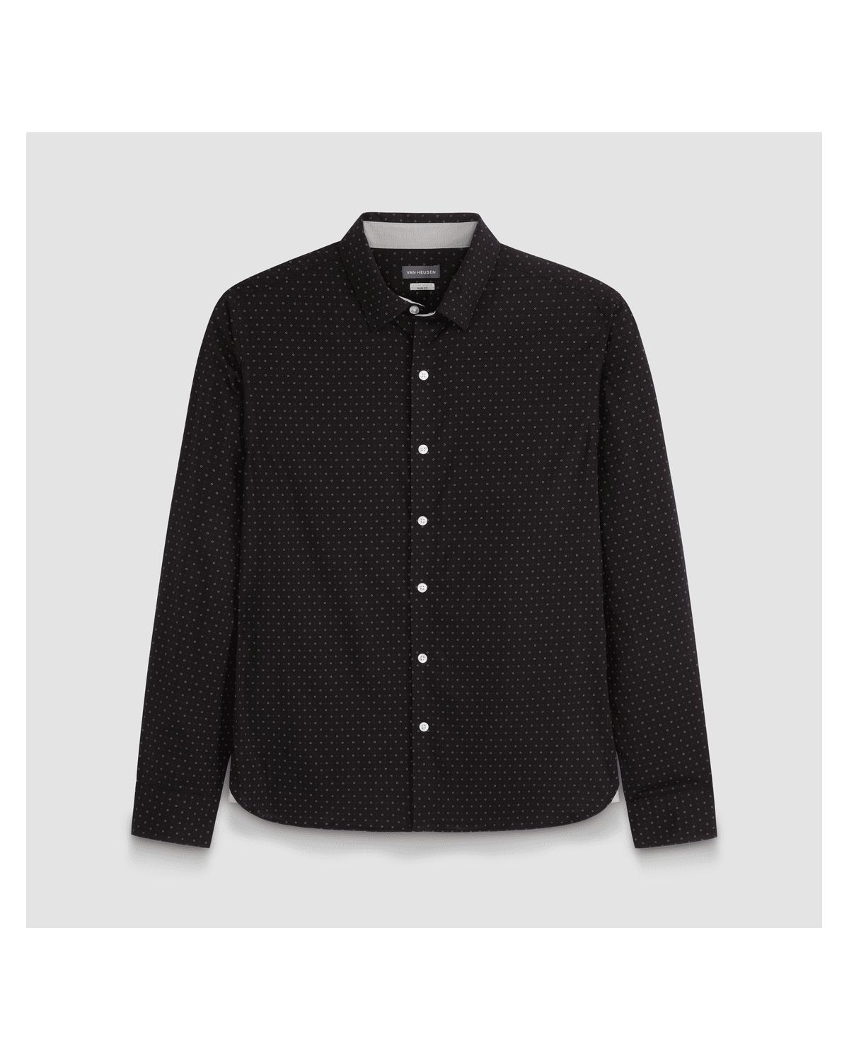 Cronbie Long Sleeve Stainshield Dot Shirt