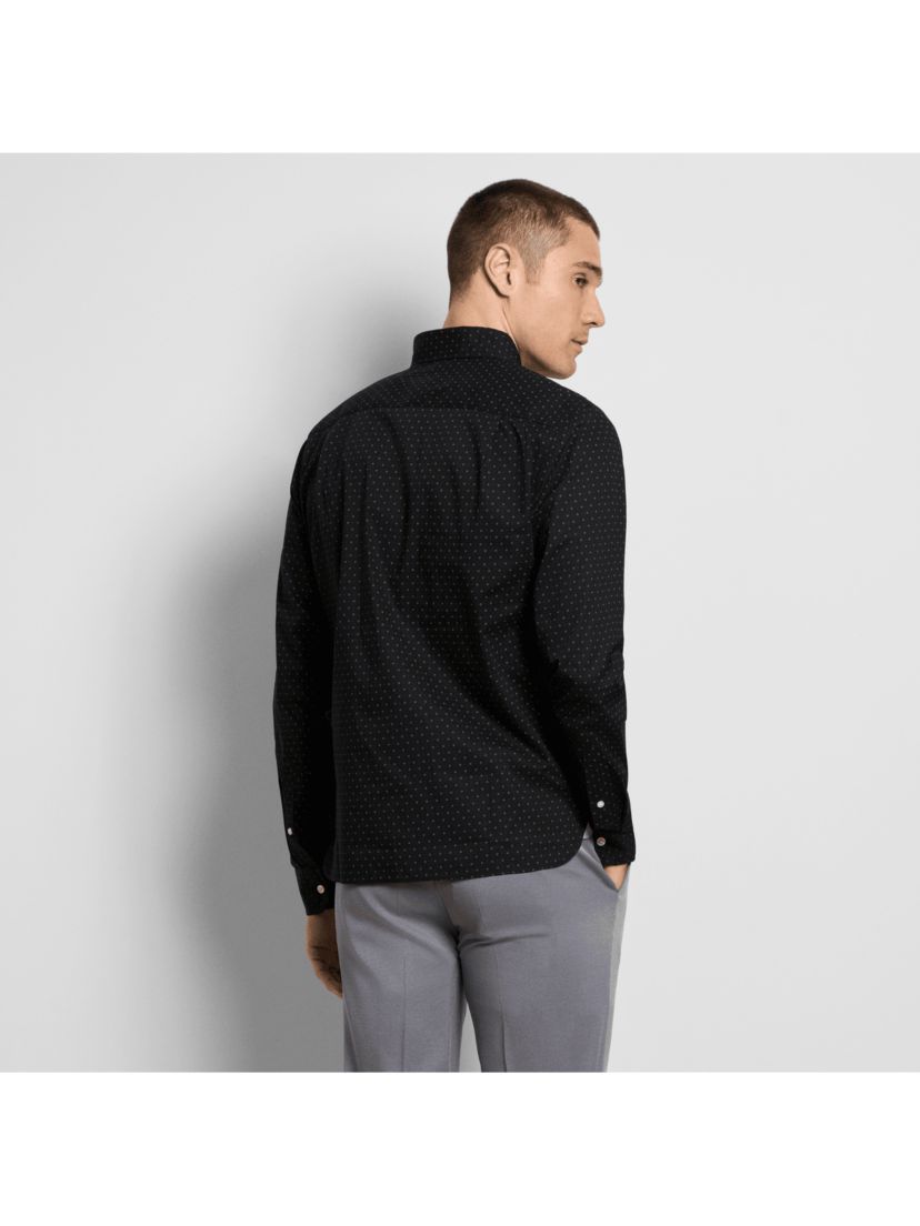 Cronbie Long Sleeve Stainshield Dot Shirt