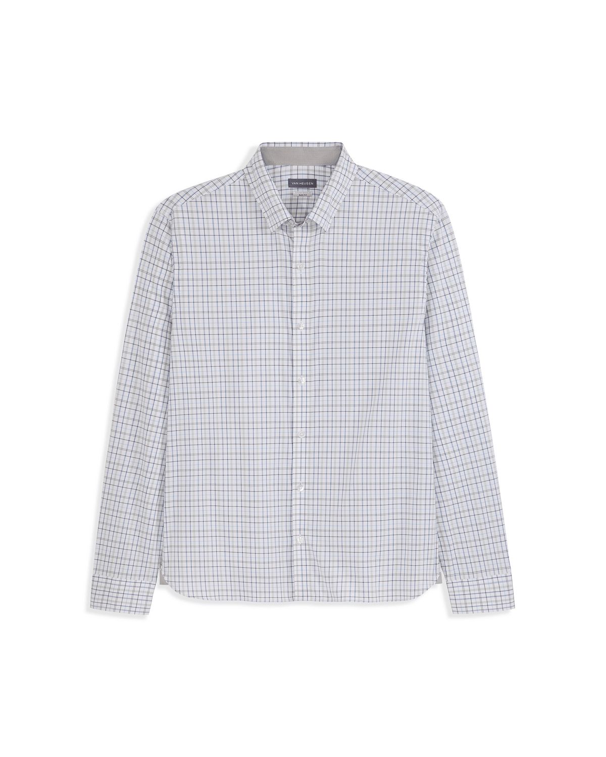 Cronbie Long Sleeve Stainshield Open Plaid Shirt
