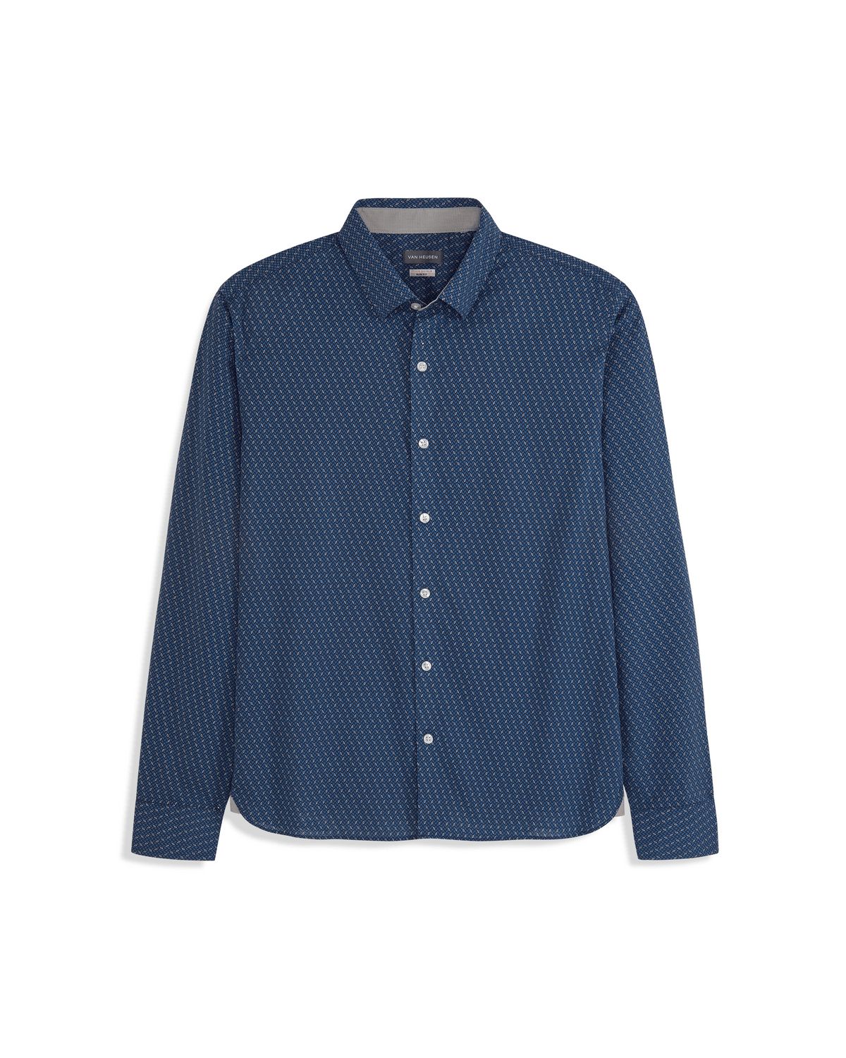 Cronbie Long Sleeve Stainshield  Hbone Shirt