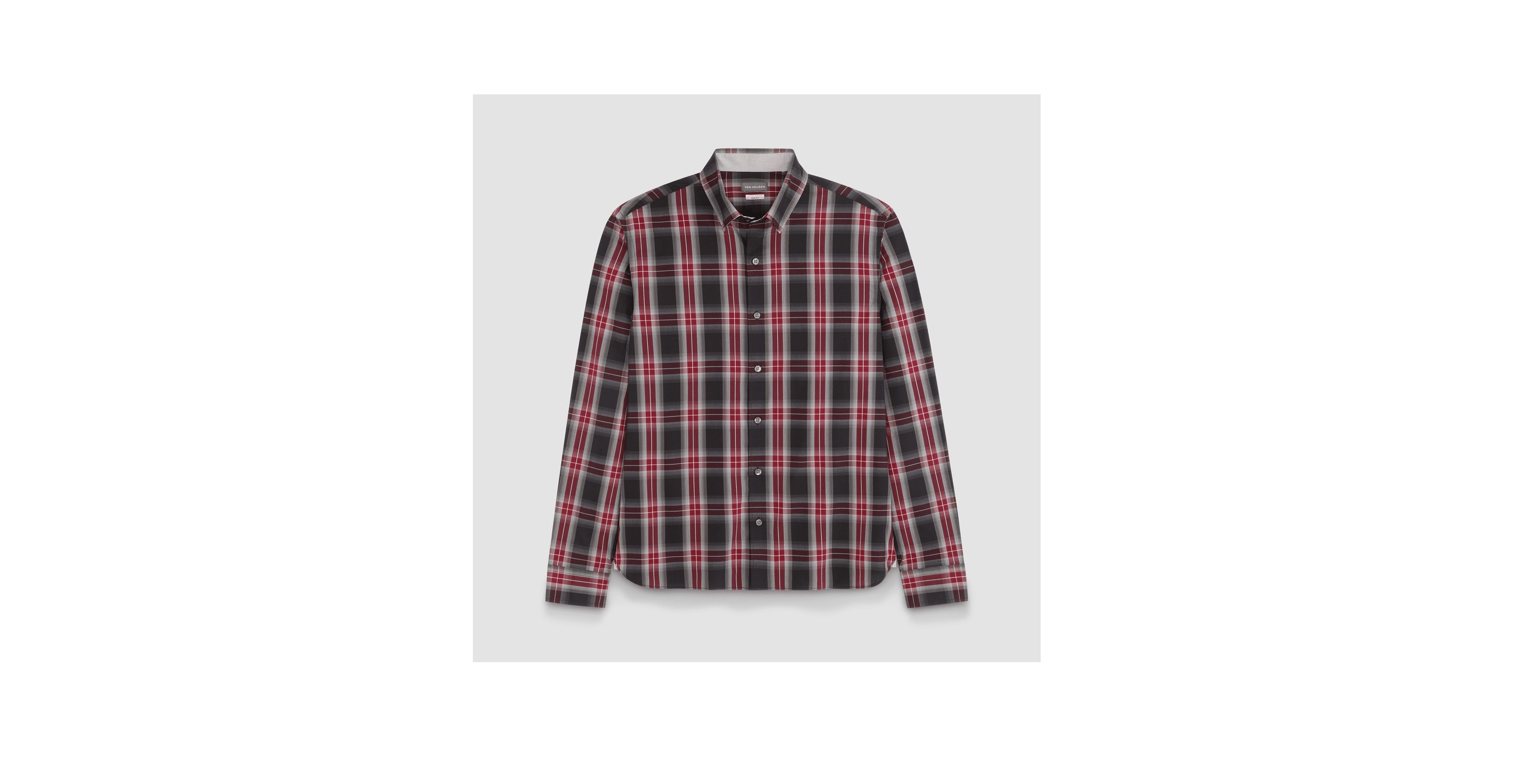 Cronbie Long Sleeve  Stainshield Fave Pld Shirt