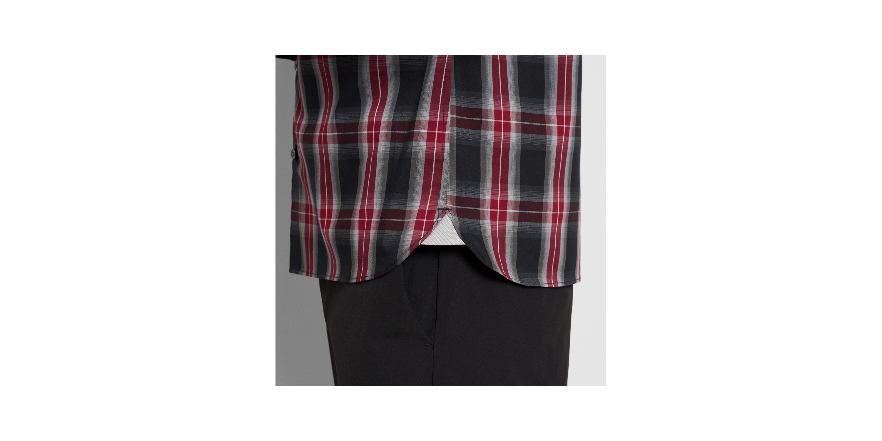 Cronbie Long Sleeve  Stainshield Fave Pld Shirt
