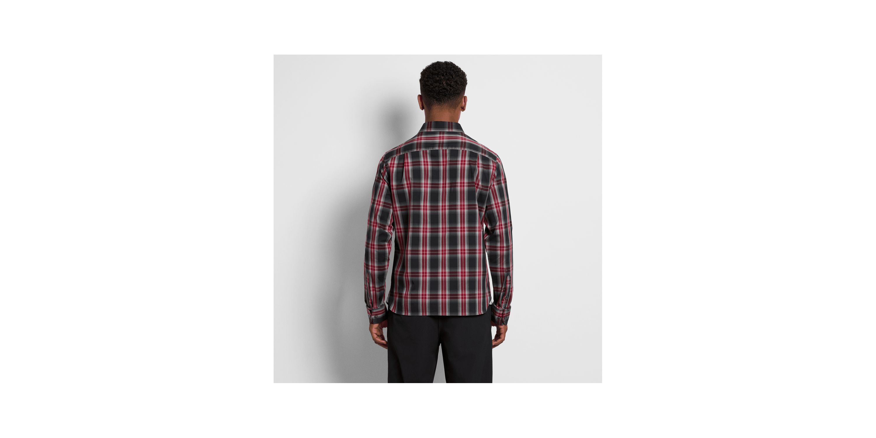Cronbie Long Sleeve  Stainshield Fave Pld Shirt
