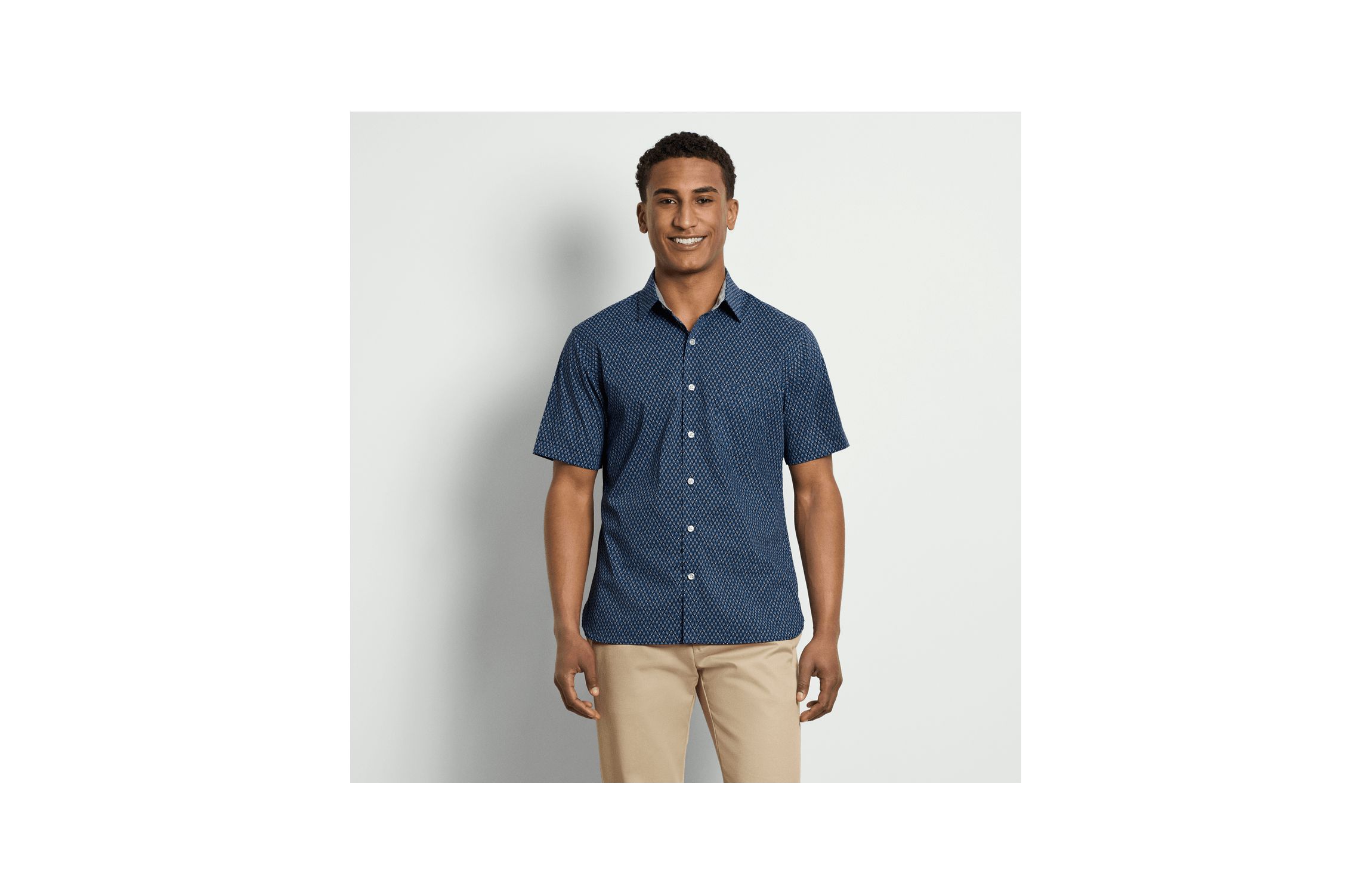 Folsen Stainshield Short Sleeve Leaf Shirt
