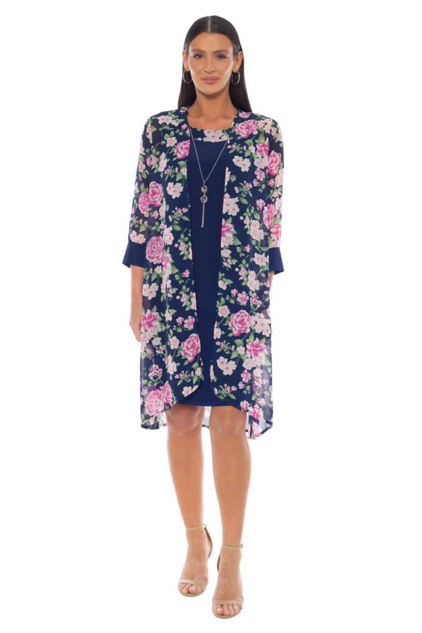Puff Printed HMC Long Jacket Dress