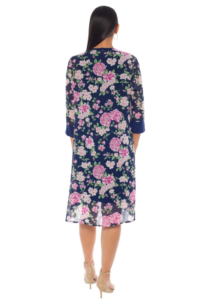 Puff Printed HMC Long Jacket Dress