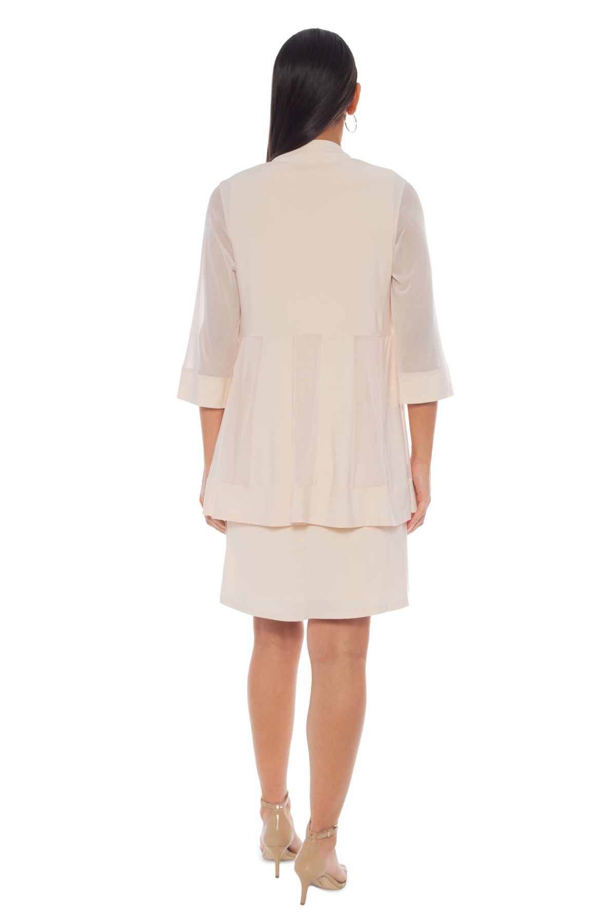 ITY Beaded Neck Jacket Dress