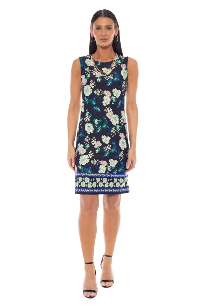 2-Piece Printed ITY Dress With ITY Jacket
