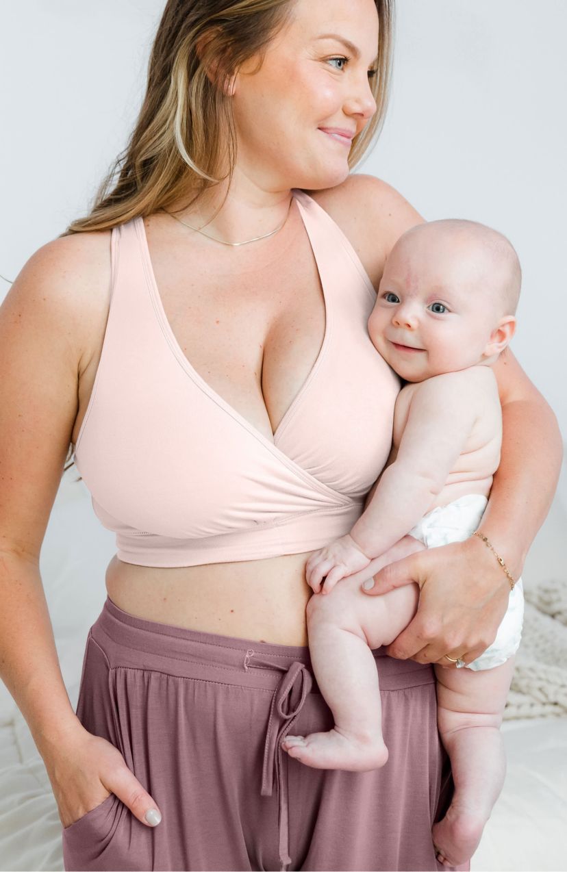 French Terry Racerback Nursing & Sleep Bra
