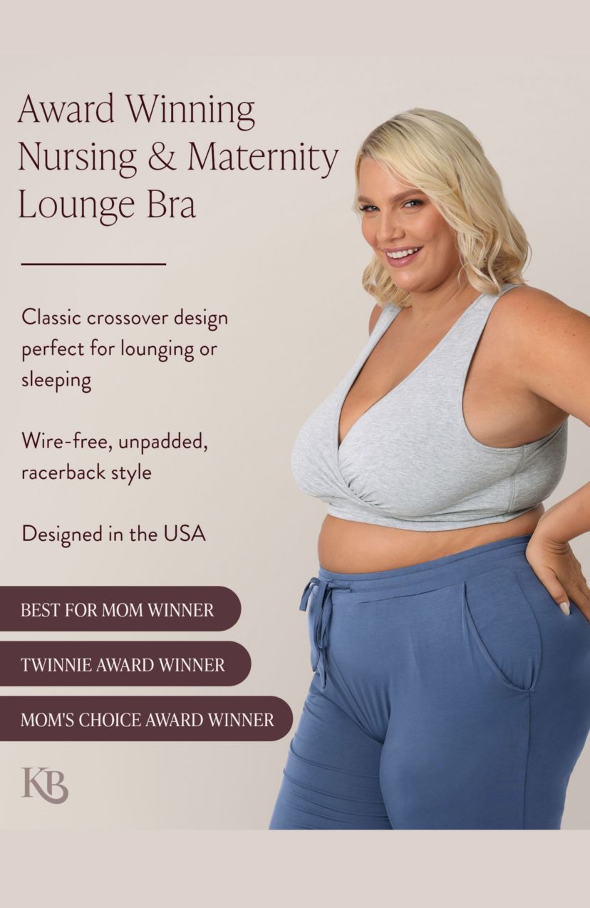 French Terry Racerback Nursing & Sleep Bra