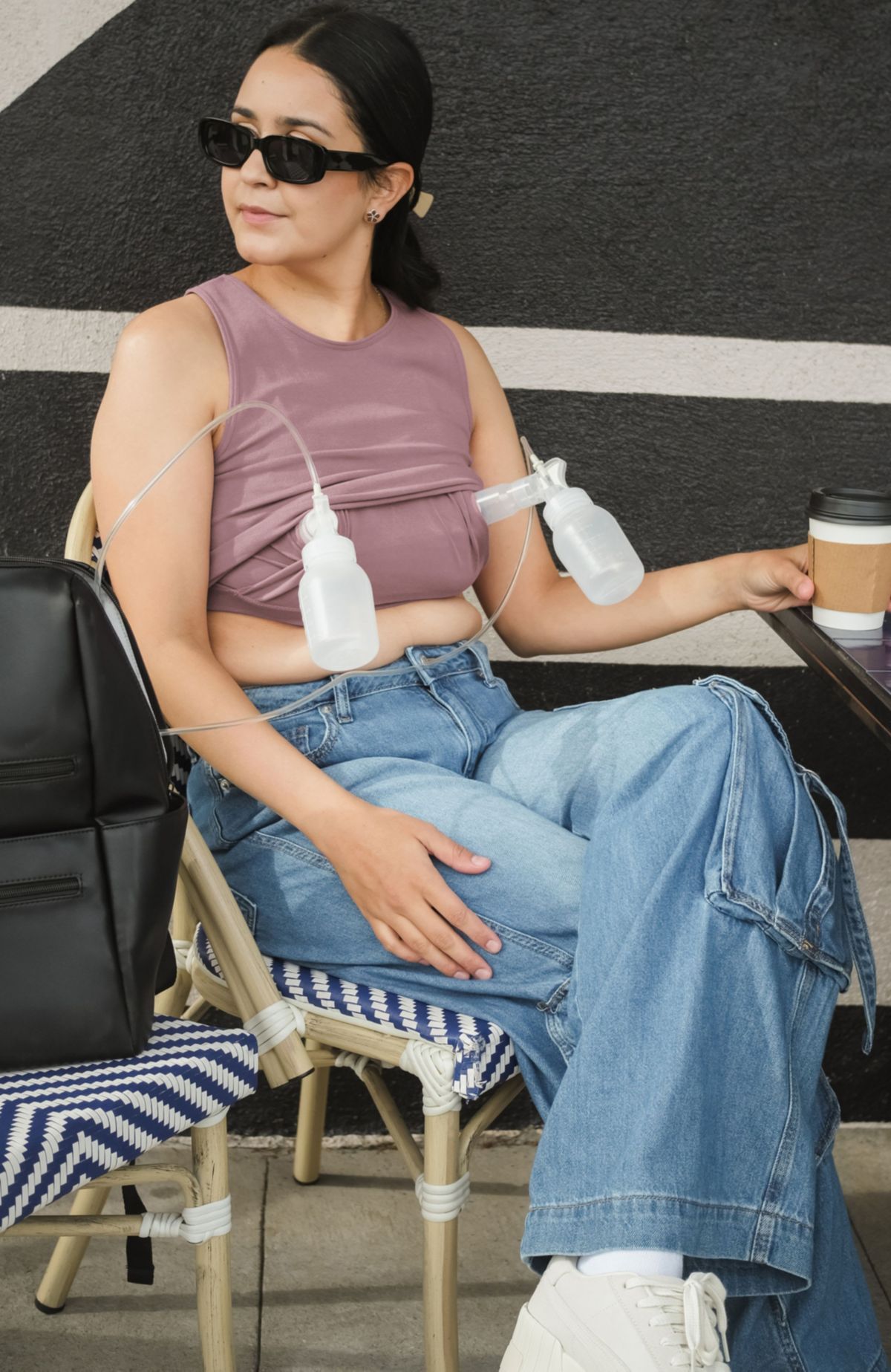 Sublime Hands-Free Pumping Longline Bra Top