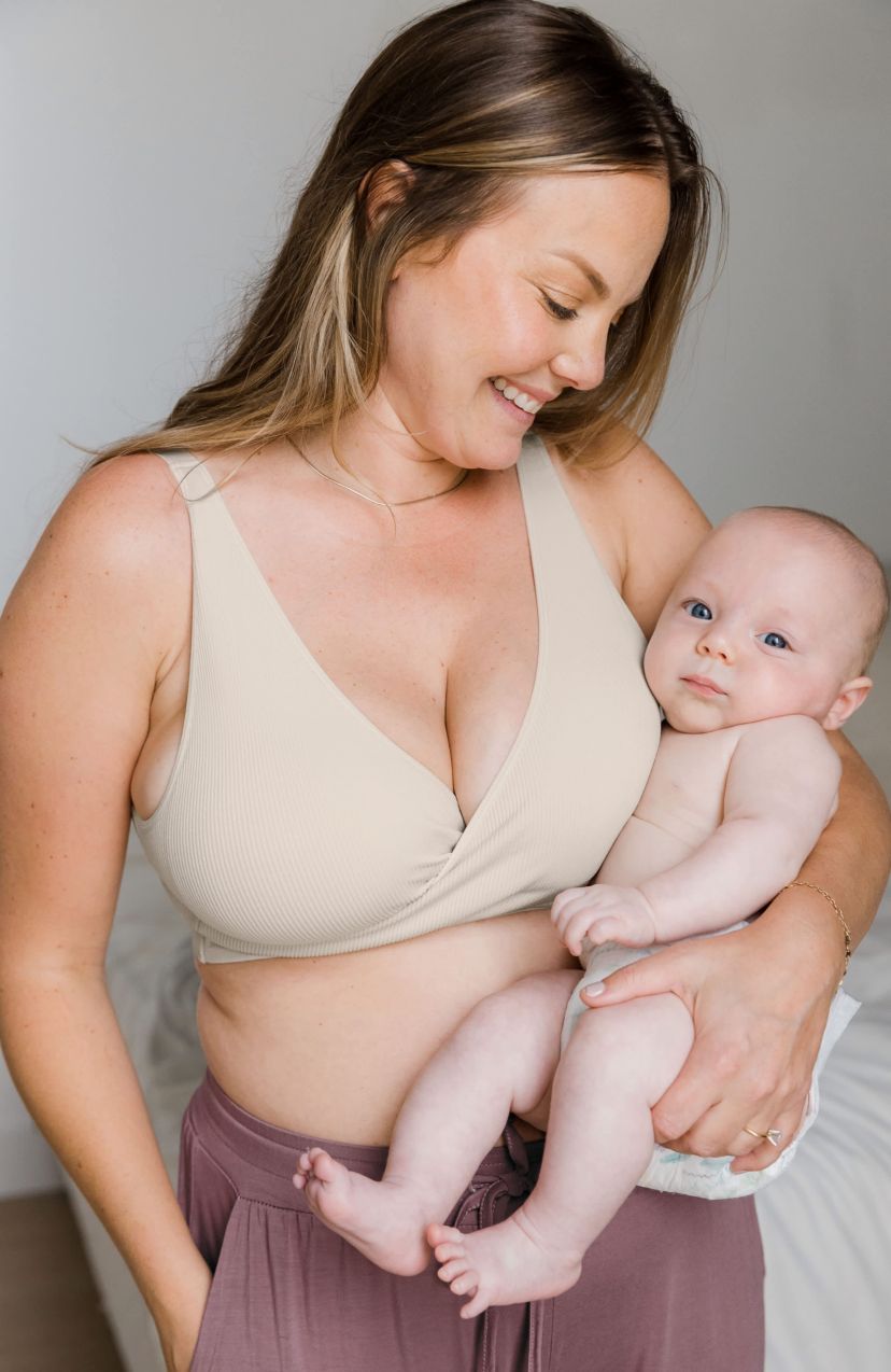 Busty Sublime Adjustable Crossover Nursing & Lounge Bra