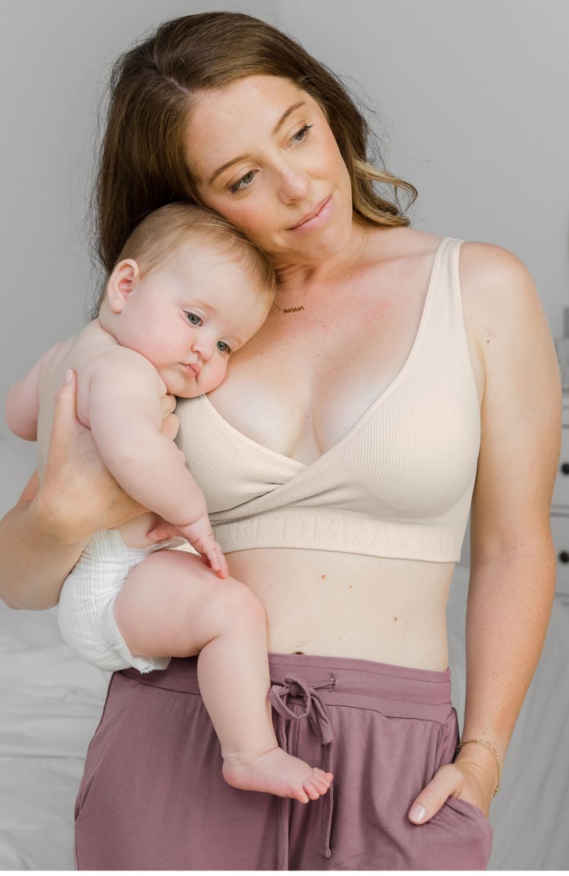 Busty Sublime Adjustable Crossover Nursing & Lounge Bra
