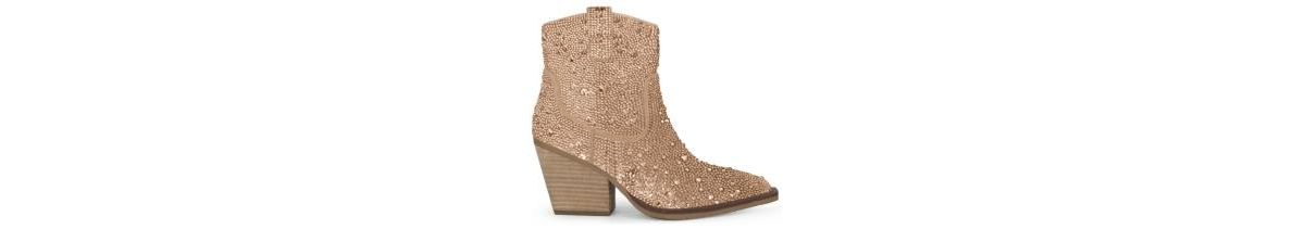 Dale Rhinestone Western Bootie