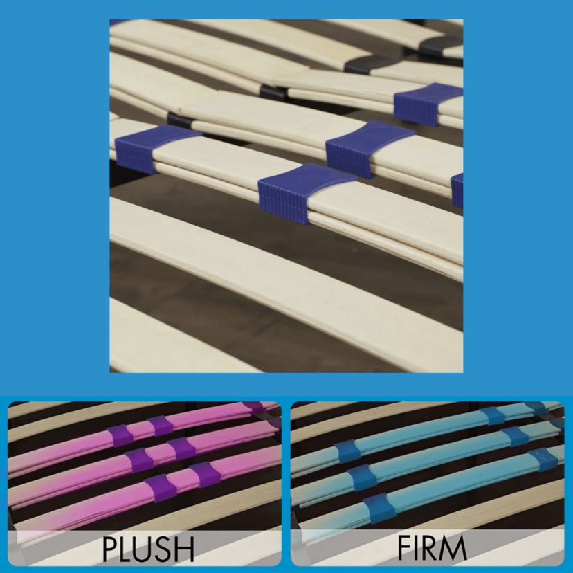 Boyd Sleep 14" High Metal Platform Bed Frame with Wood Slat Support, Adjustable Lumbar Zone from Firm to Plush, No Box Spring Required, Easy Assembly, Under Bed Storage Space