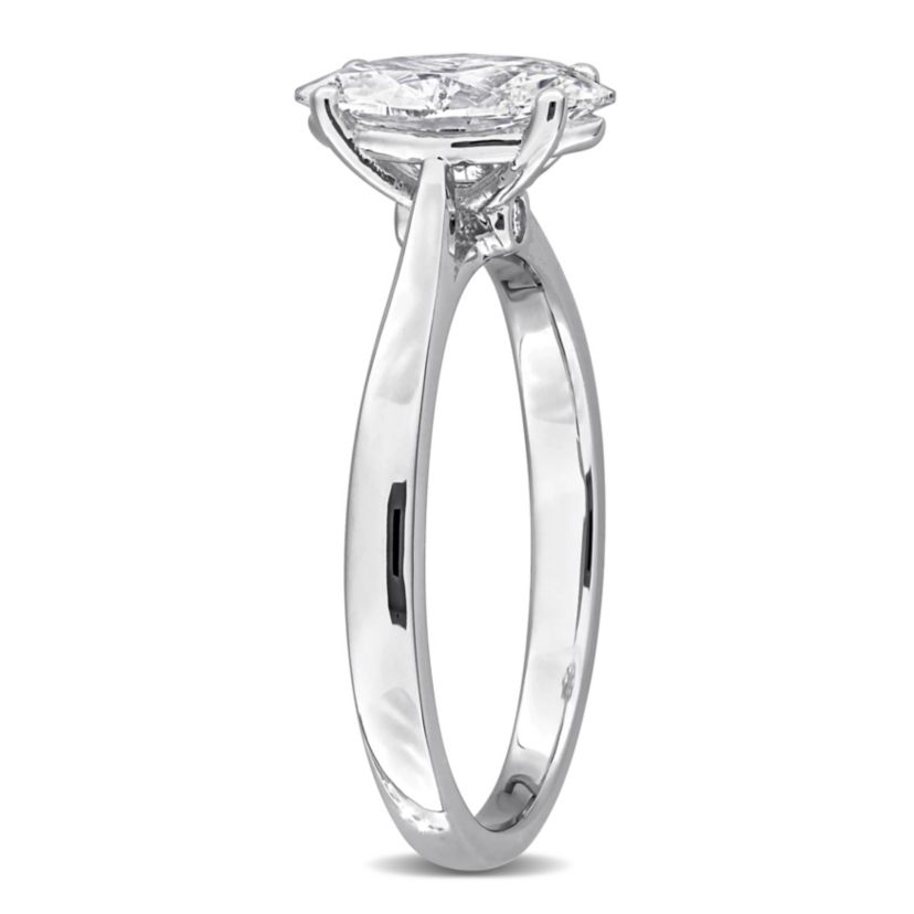 Lab Created Lab Grown Diamonds Ring in Sterling Silver