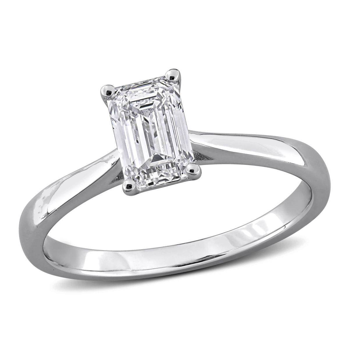 Lab Created Lab Grown Diamonds Ring in Sterling Silver