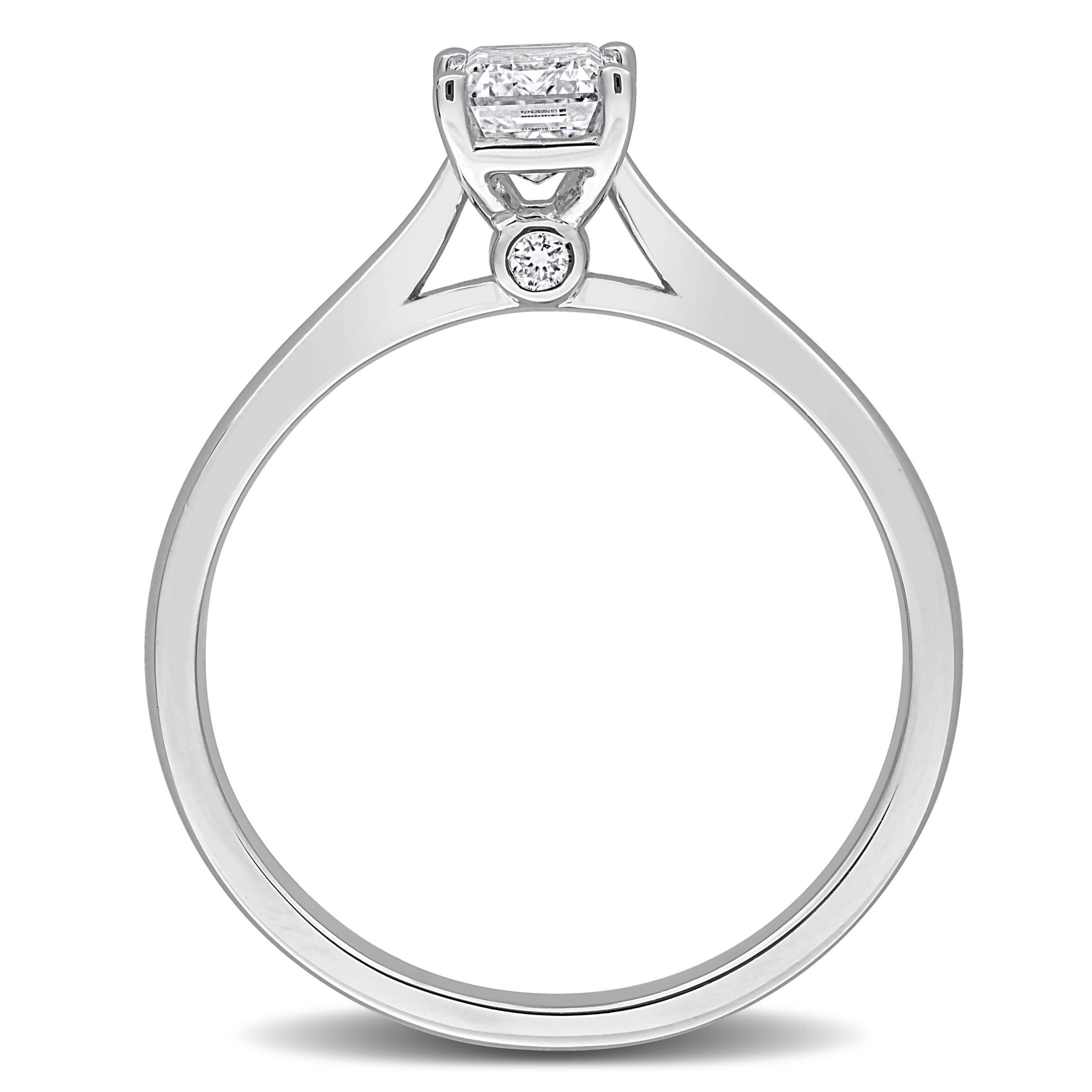 Lab Created Lab Grown Diamonds Ring in Sterling Silver