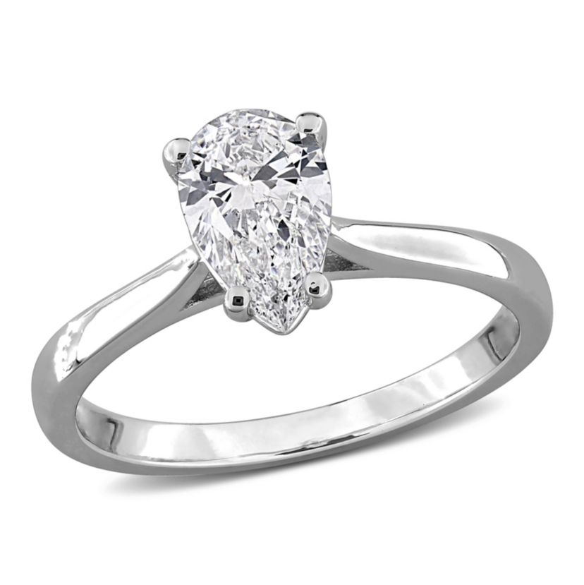 Lab Created Lab Grown Diamonds Ring in Sterling Silver