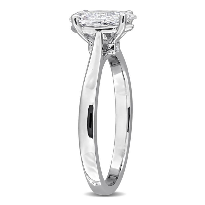Lab Created Lab Grown Diamonds Ring in Sterling Silver