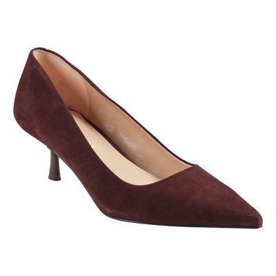 Marc Fisher LTD Women's Calynna Pointy Toe Dress Pumps, Dark Brown, 11M