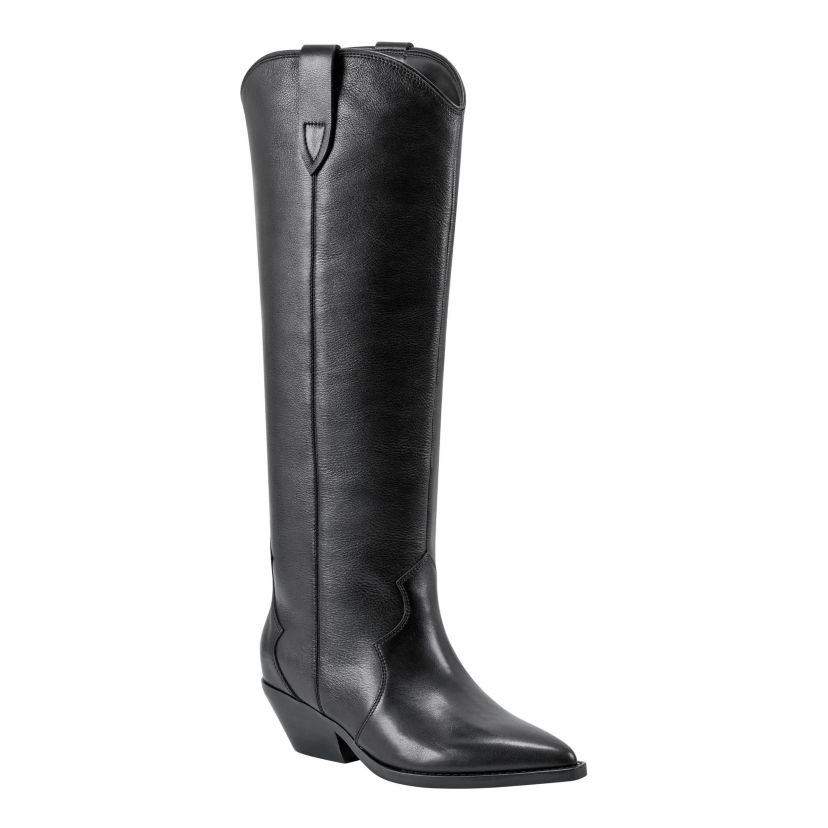 Ander Pointy Toe Block Heel Dress Boots