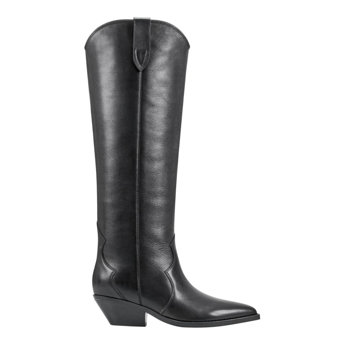 Ander Pointy Toe Block Heel Dress Boots