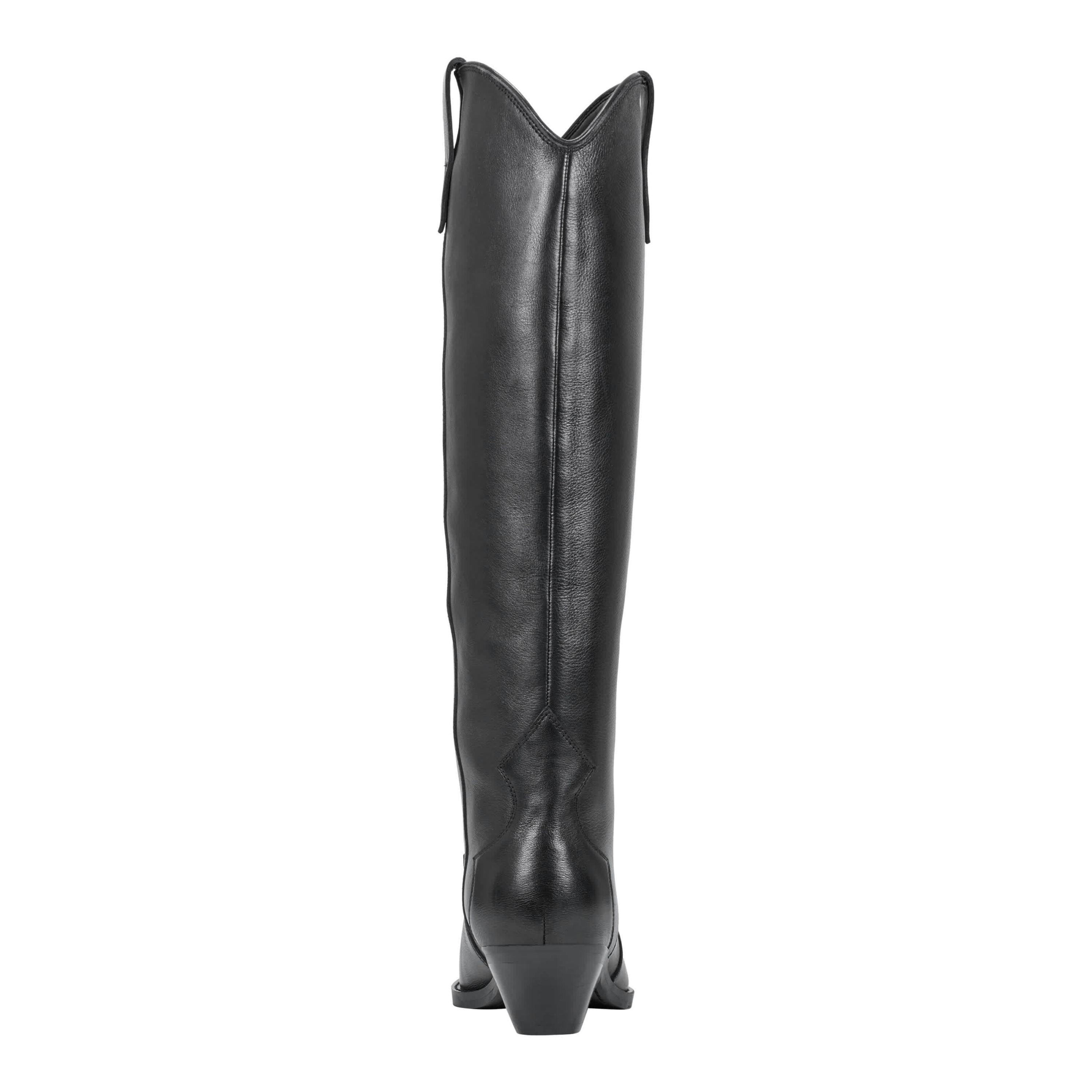 Ander Pointy Toe Block Heel Dress Boots
