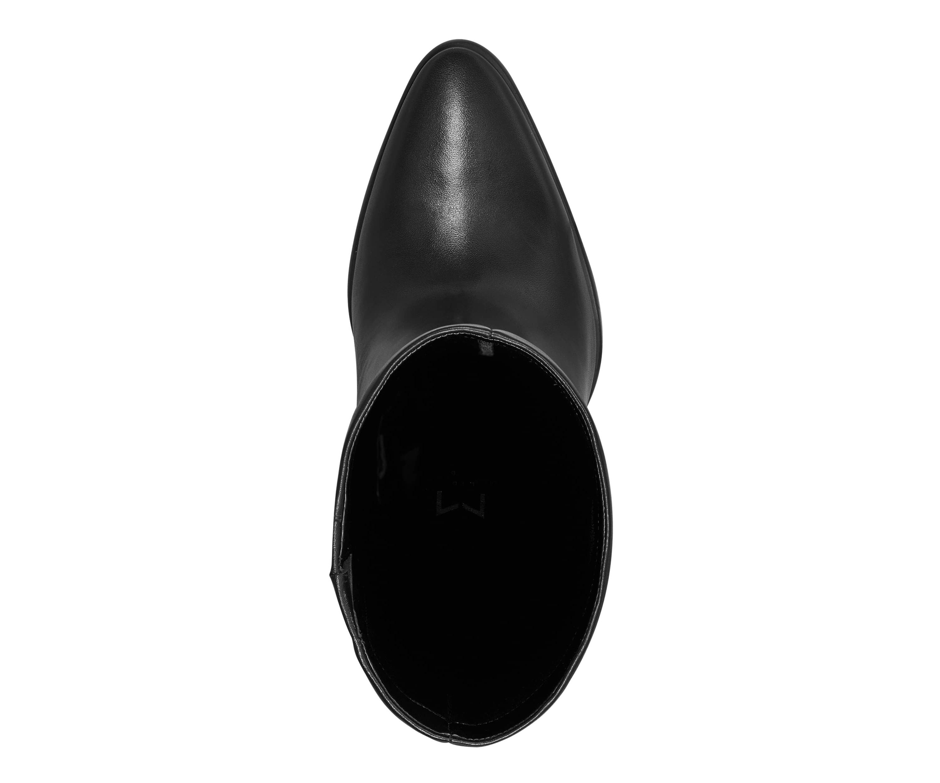 Lannie Wide Calf Pointy Toe Block Heel Dress Boots