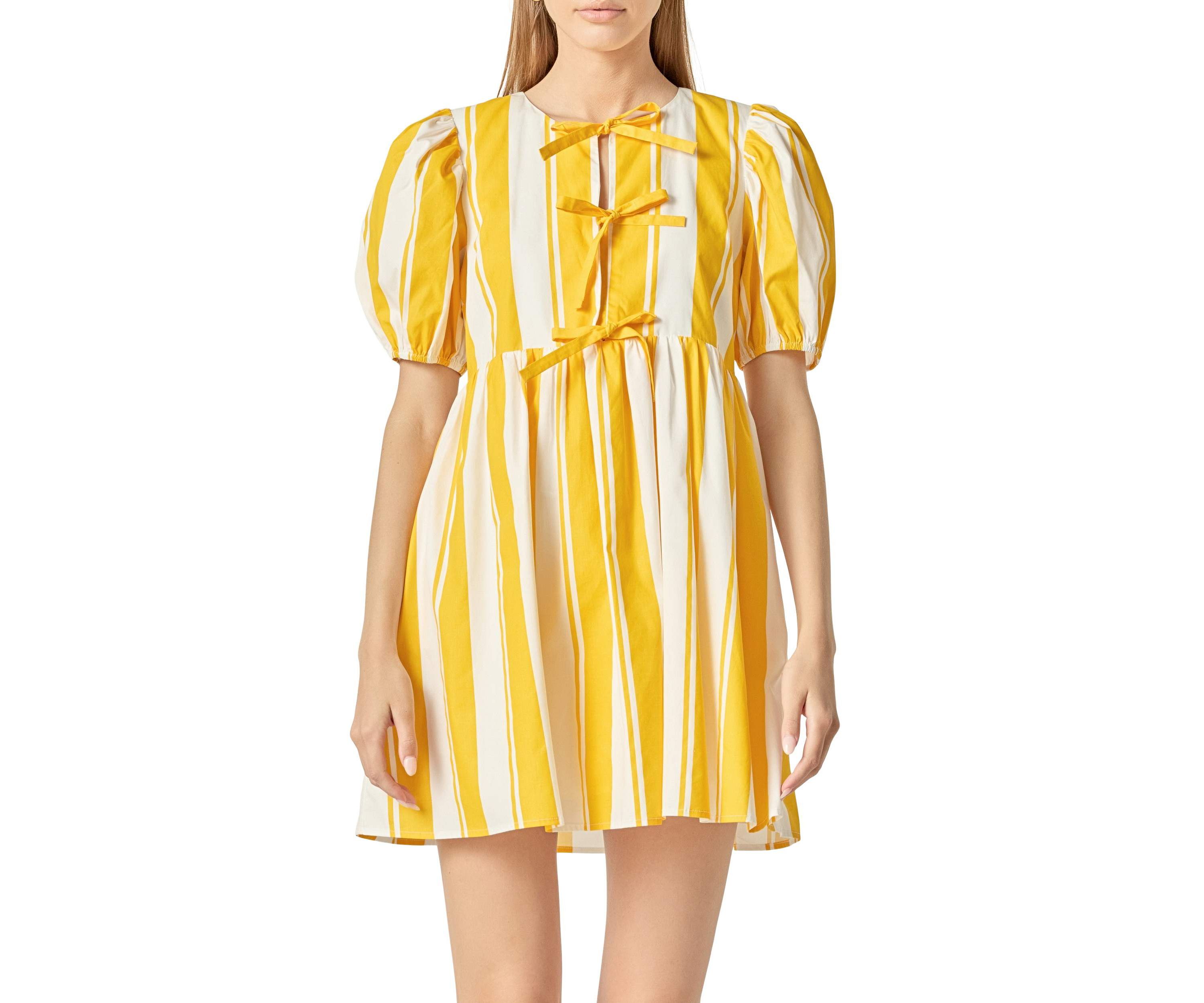 BOLD STRIPE MINI DRESS