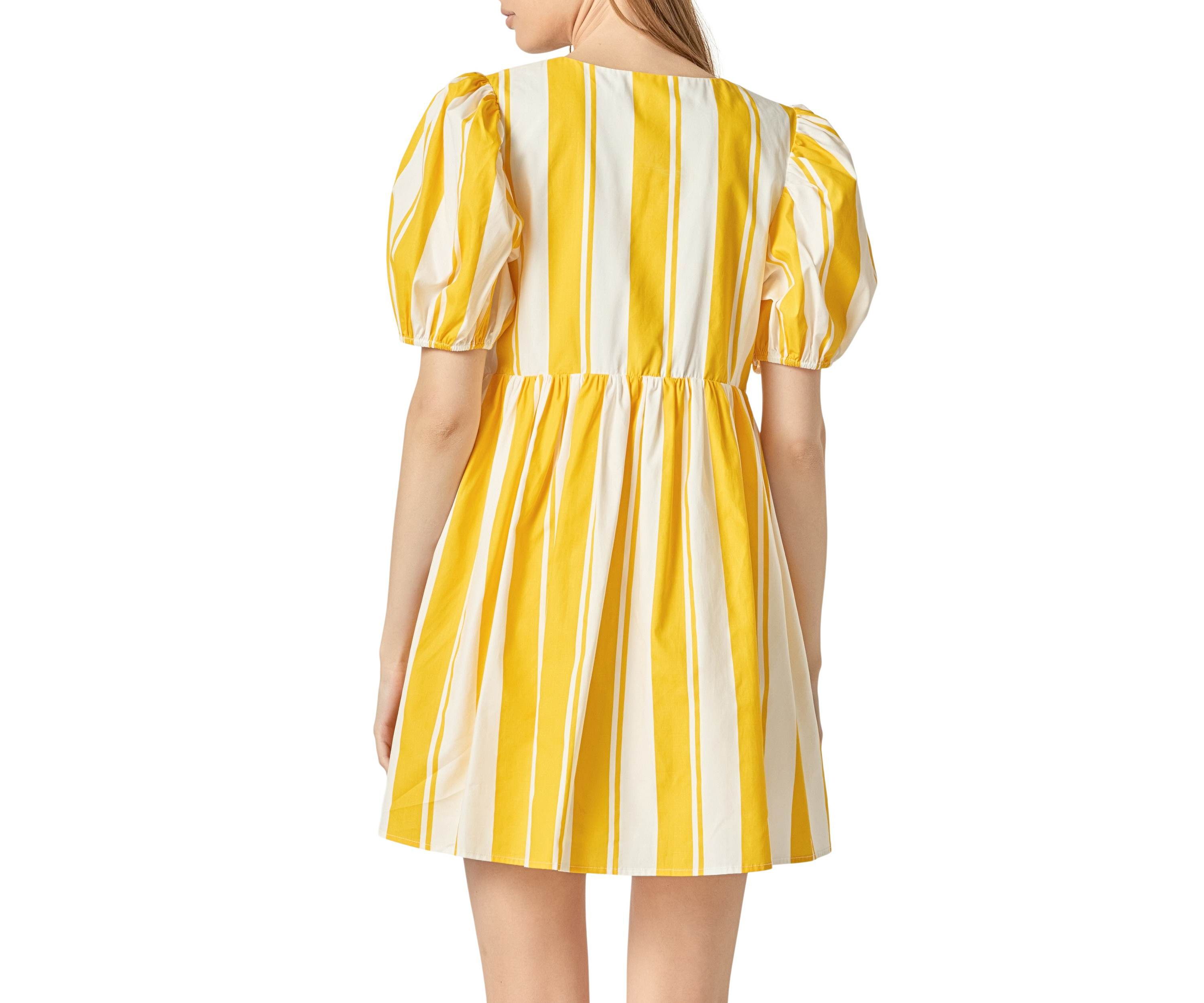 BOLD STRIPE MINI DRESS