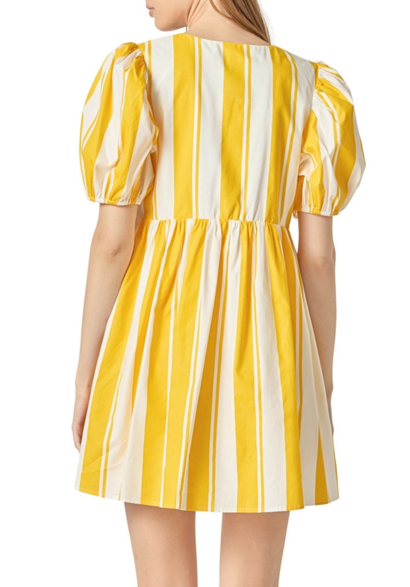 BOLD STRIPE MINI DRESS