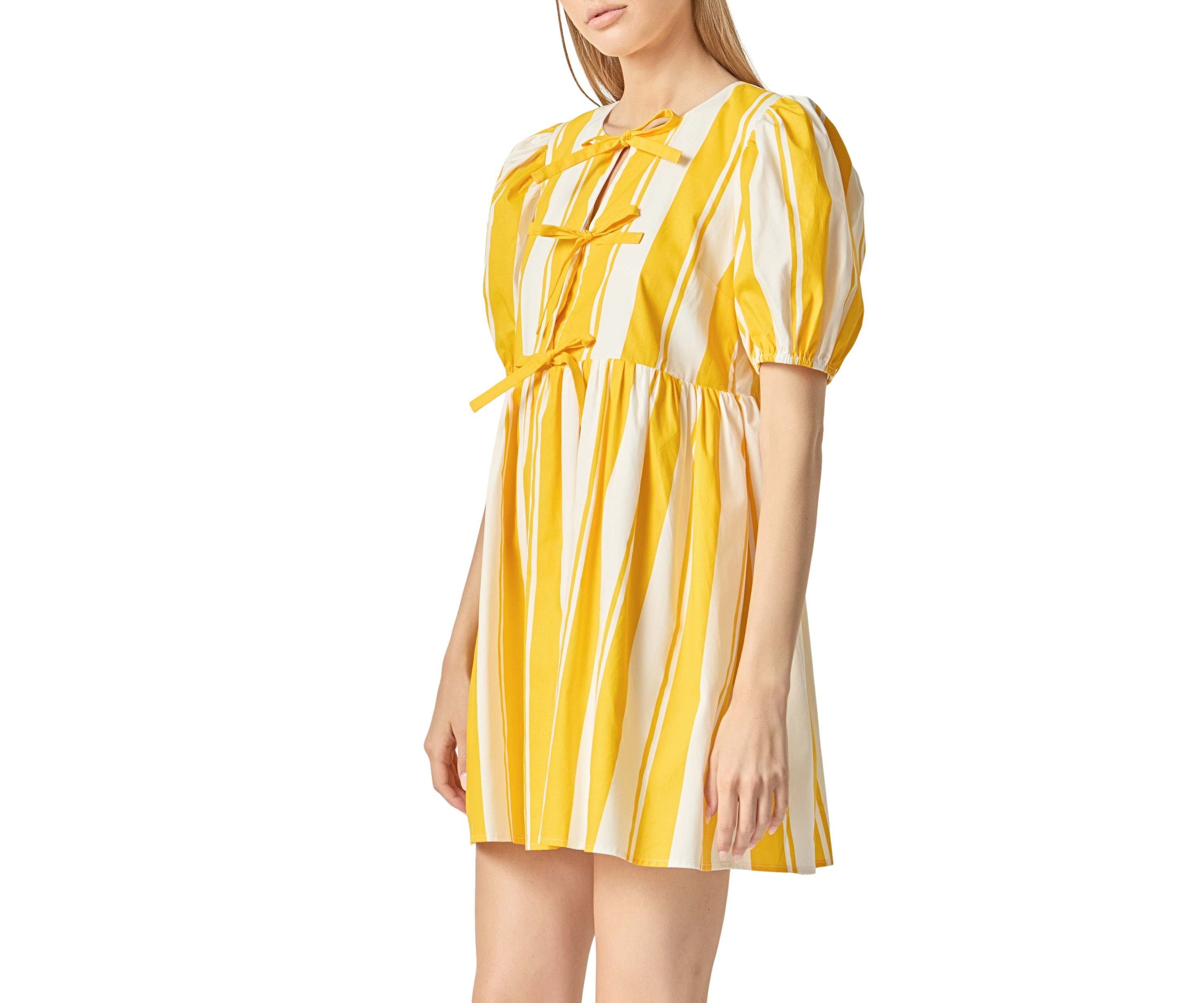 BOLD STRIPE MINI DRESS