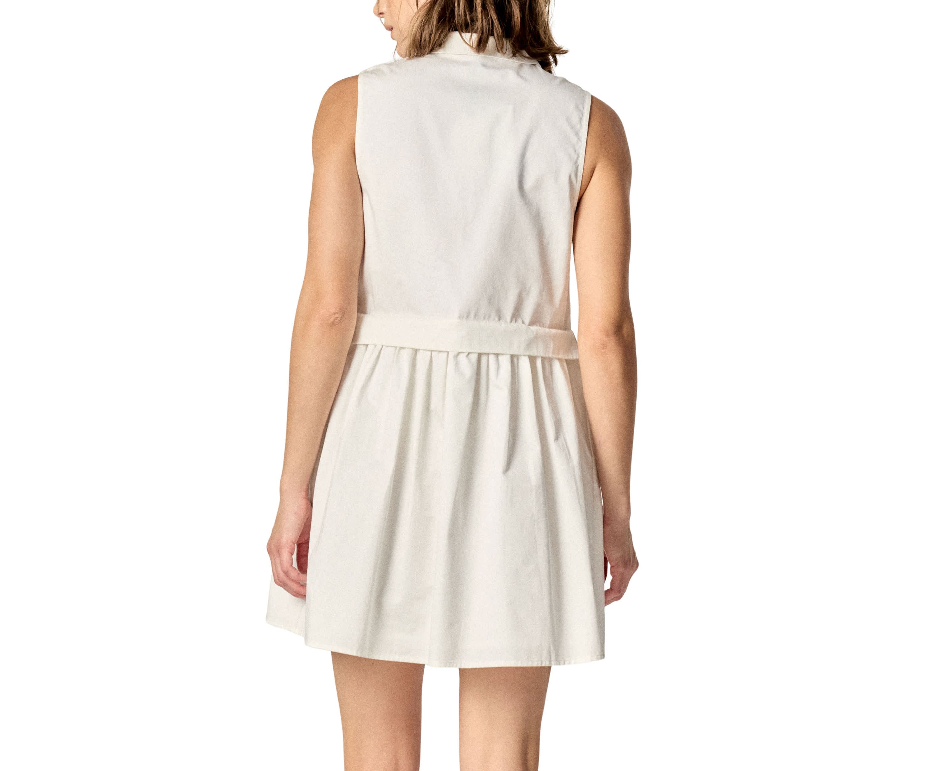 SHIRT SLEEVELESS MINI DRESS