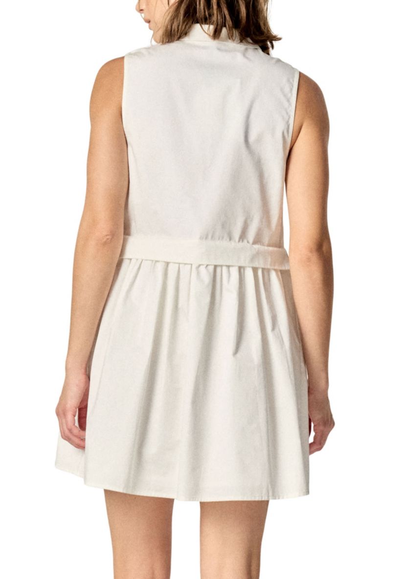 SHIRT SLEEVELESS MINI DRESS