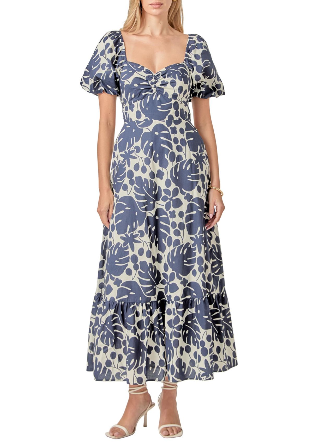 Floral Print Maxi Dress