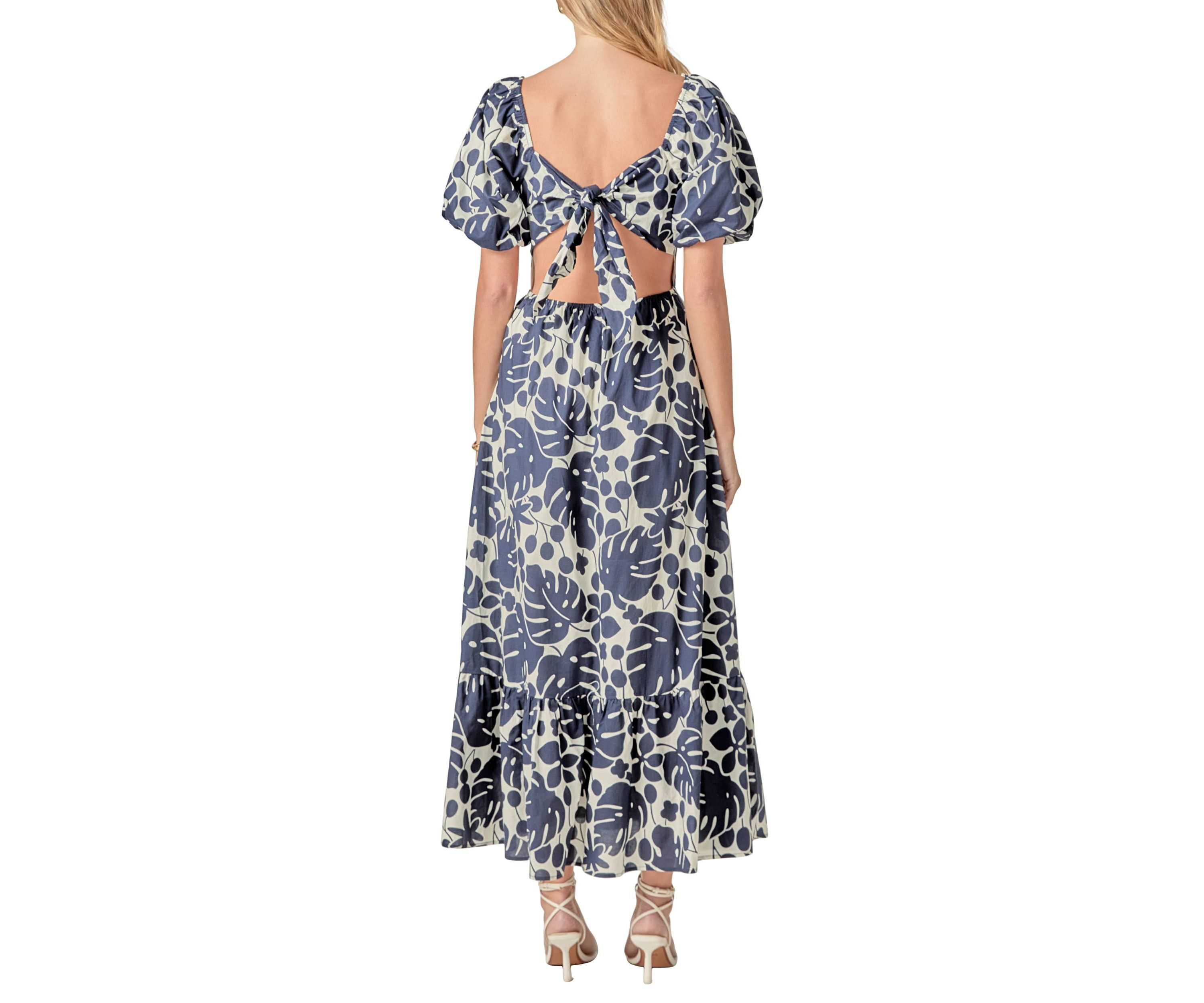 Floral Print Maxi Dress